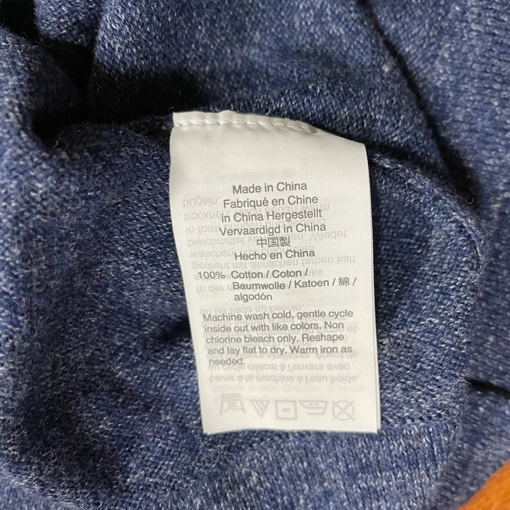 J. Crew Marled Crew Neck Cotton Sweater